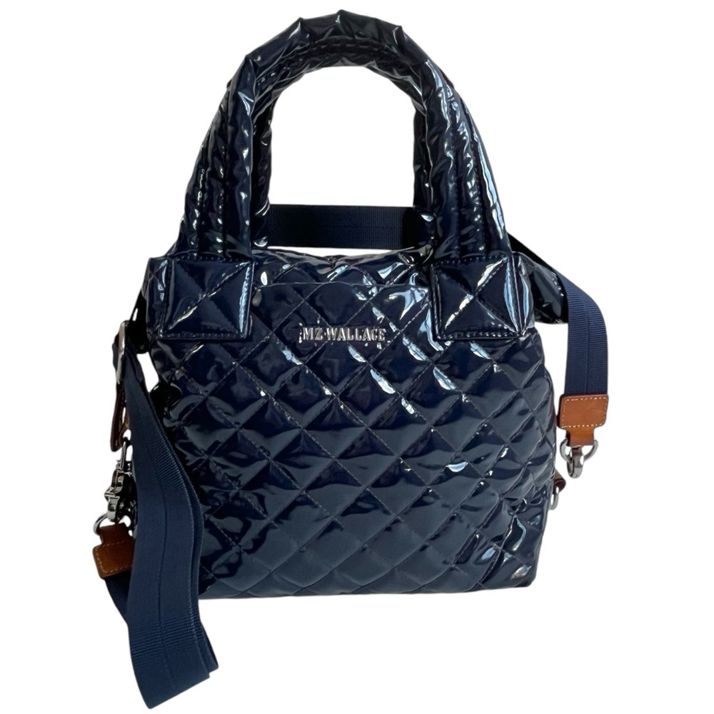MZ Wallace Blue Lacquer Small Sutton Deluxe Bag